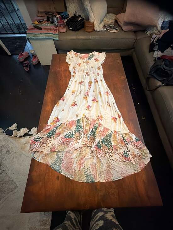 Lucky Brand Dresses & Skirts - Lucky Brand Floral High-Low Maxi Dress Size M